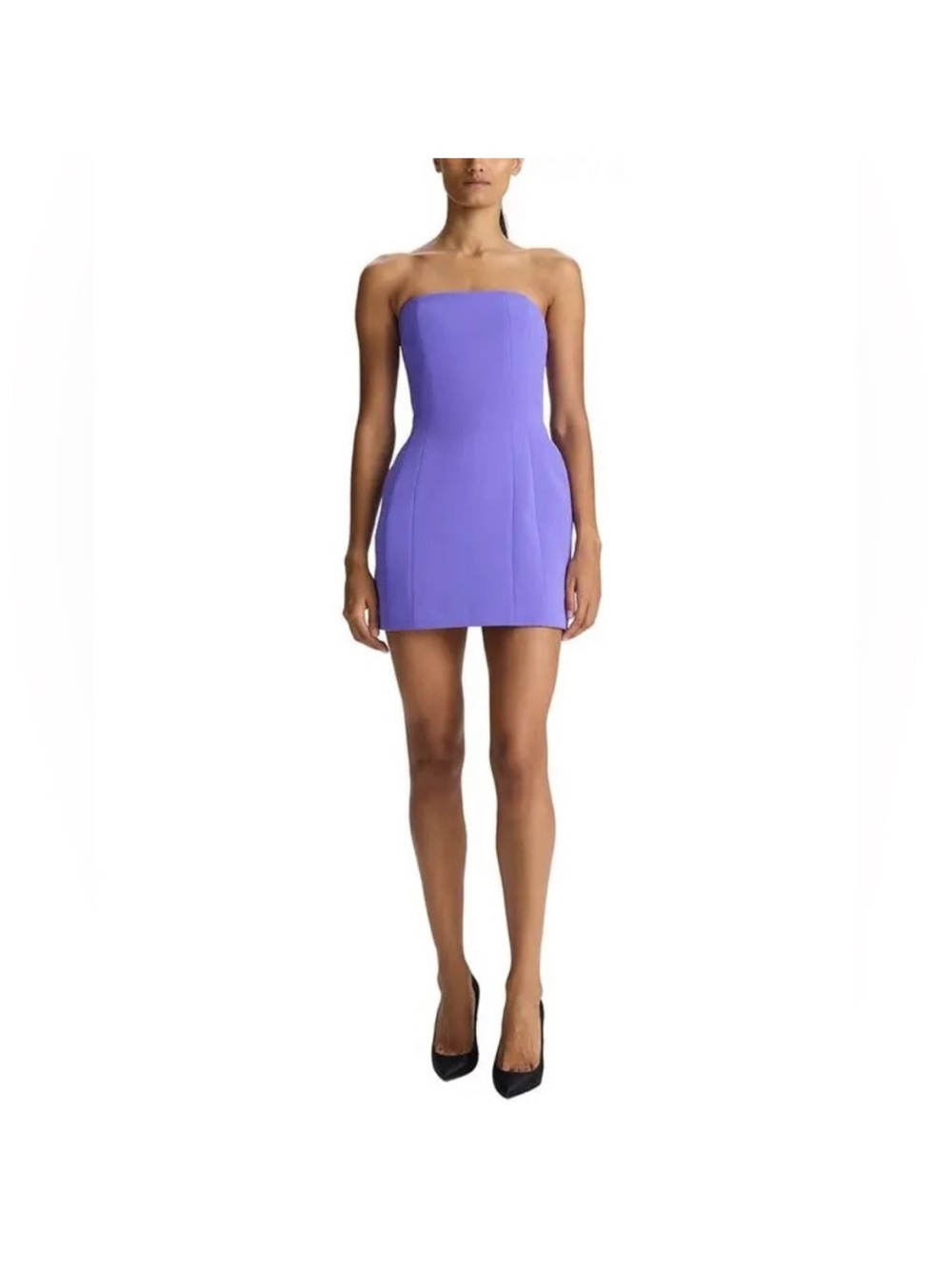 A.L.C. Strapless Lilac Mini Dress